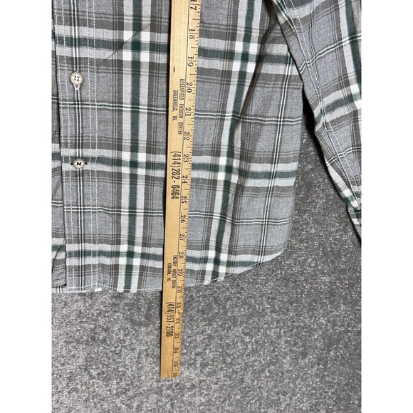 Nautica‎ Heritage Plaid Flannel Button Up Shirt Mens Size Small Chest Pockets - Picture 10 of 10
